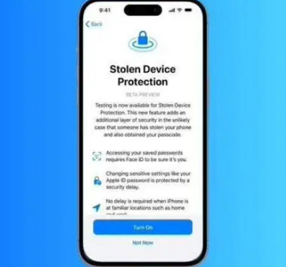 土默特左苹果授权维修店分享被盗设备保护功能开启方法 