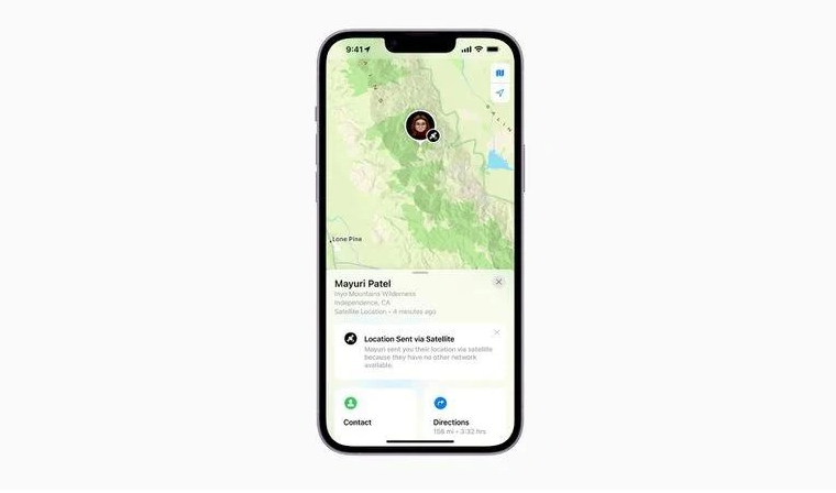 土默特左苹果14维修分享iPhone14系列中 FindMy功能通过卫星分享位置方法教程 